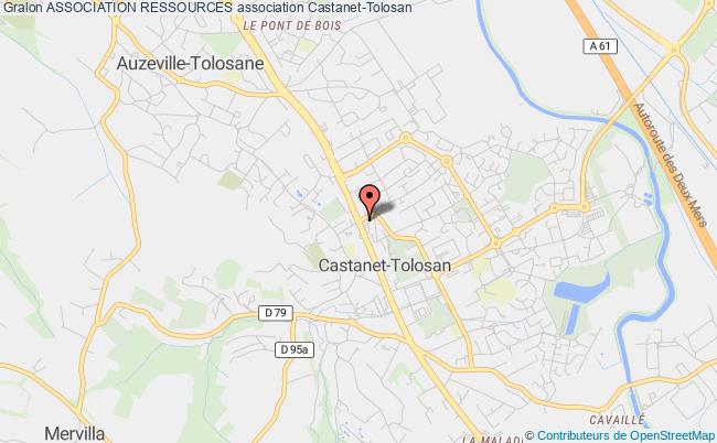 plan association Association Ressources Castanet-Tolosan