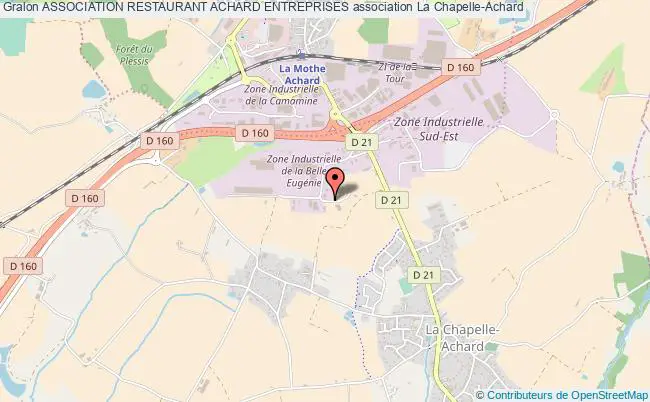 plan association Association Restaurant Achard Entreprises La    Chapelle-Achard