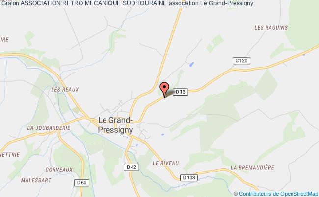 plan association Association Retro Mecanique Sud Touraine Le Grand-Pressigny