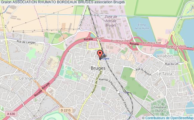 plan association Association Rhumato Bordeaux Bruges Bruges