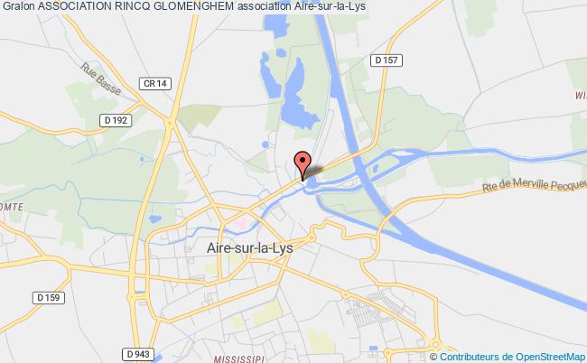 plan association Association Rincq Glomenghem Aire-sur-la-Lys