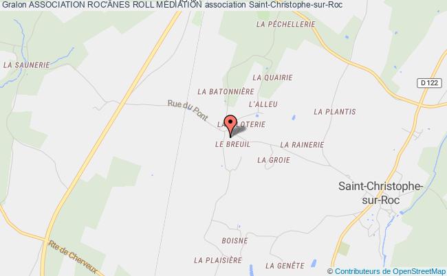 plan association Association Roc'Ânes Roll MÉdiation Saint-Christophe-sur-Roc