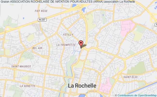 plan association Association Rochelaise De Natation Pour Adultes (arna) La Rochelle
