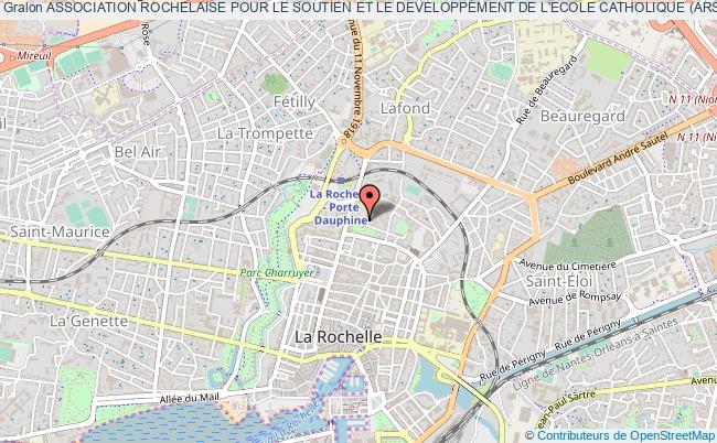 plan association Association Rochelaise Pour Le Soutien Et Le Developpement De L'ecole Catholique (arsdec) La Rochelle