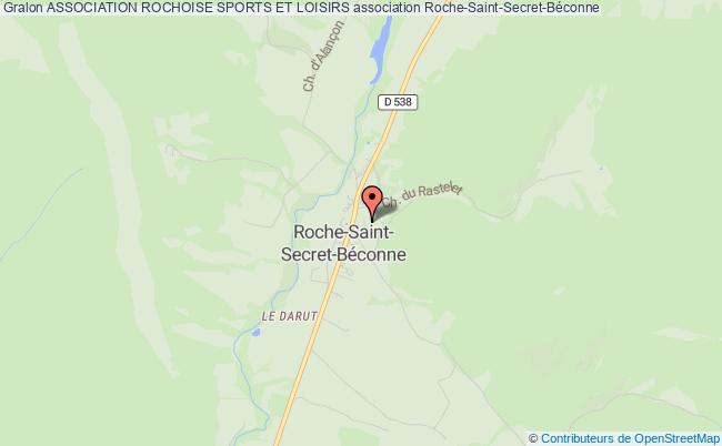 plan association Association Rochoise Sports Et Loisirs Roche-Saint-Secret-Béconne