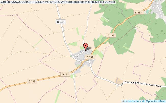 plan association Association Roissy Voyages Wfs Villeneuve-sur-Auvers