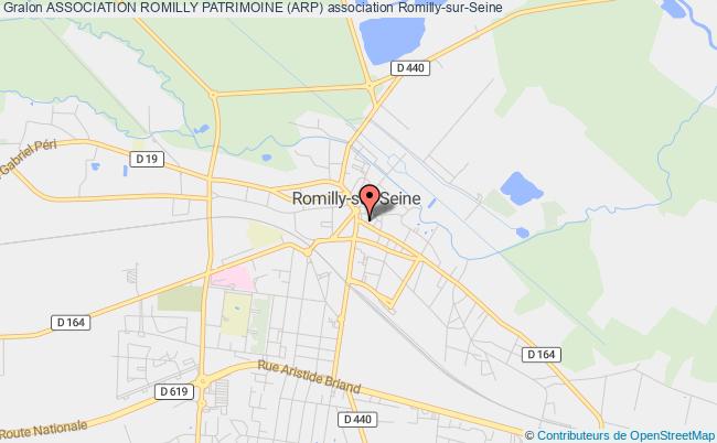 plan association Association Romilly Patrimoine (arp) Romilly-sur-Seine