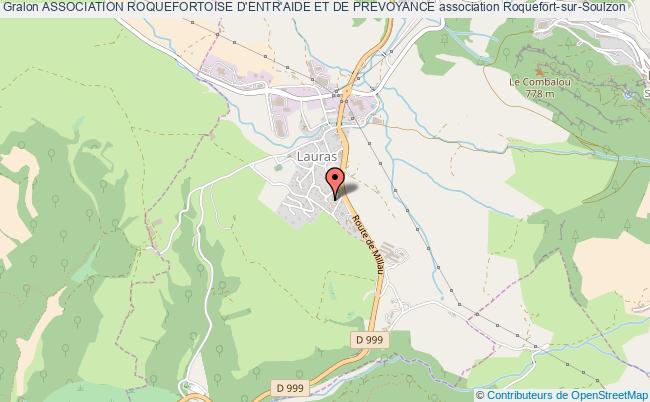 plan association Association Roquefortoise D'entr'aide Et De Prevoyance Roquefort-sur-Soulzon