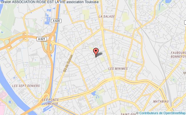 plan association Association Rose Est La Vie Toulouse