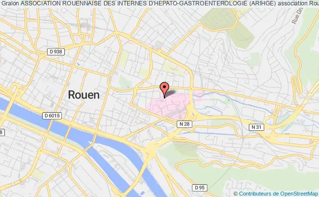 plan association Association Rouennaise Des Internes D'hepato-gastroenterologie (arihge) Rouen