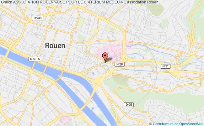 plan association Association Rouennaise Pour Le CritÉrium MÉdecine Rouen