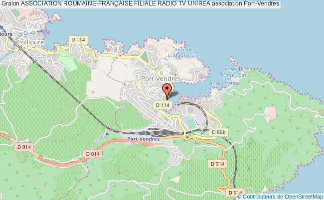 plan association Association Roumaine-franÇaise Filiale Radio Tv Unirea Port-Vendres