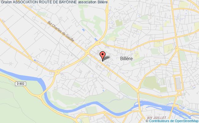 plan association Association Route De Bayonne Billère