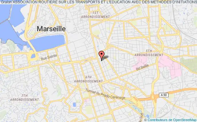 plan association Association Routiere Sur Les Transports Et L'education Avec Des Methodes D'initiations En Securite Routiere : Artemis Securite Routiere Marseille