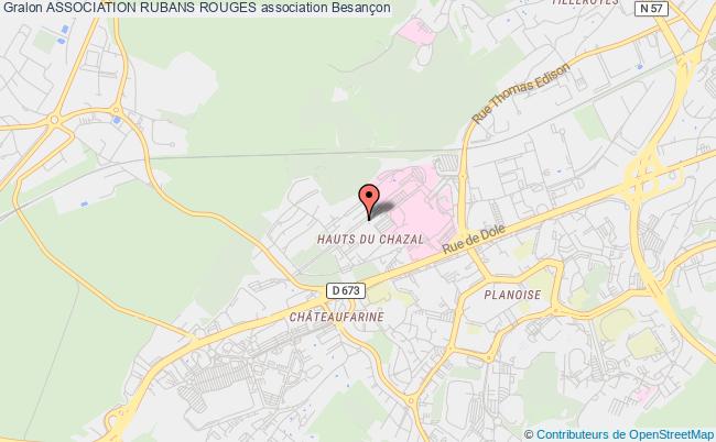 plan association Association Rubans Rouges Besançon