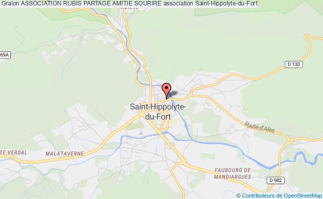 plan association Association Rubis Partage Amitie Sourire Saint-Hippolyte-du-Fort
