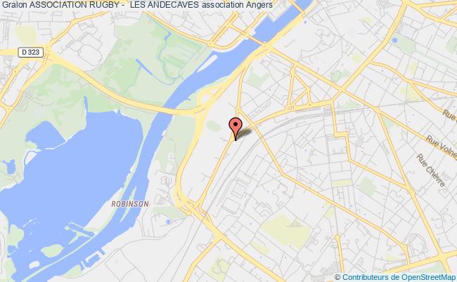 plan association Association Rugby -  Les Andecaves Angers