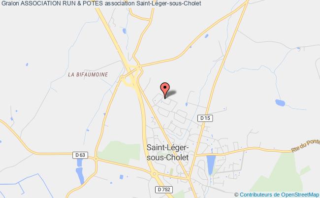 plan association Association Run & Potes Saint-Léger-sous-Cholet