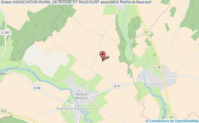 plan association Association Rural De Roche Et Raucourt Roche-et-Raucourt