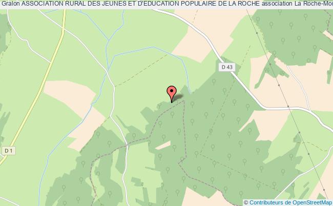 plan association Association Rural Des Jeunes Et D'education Populaire De La Roche La    Roche-Morey