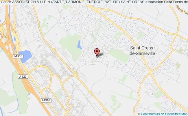 plan association Association S-h-e-n (sante, Harmonie, Energie, Nature) Saint-orens Saint-Orens-de-Gameville