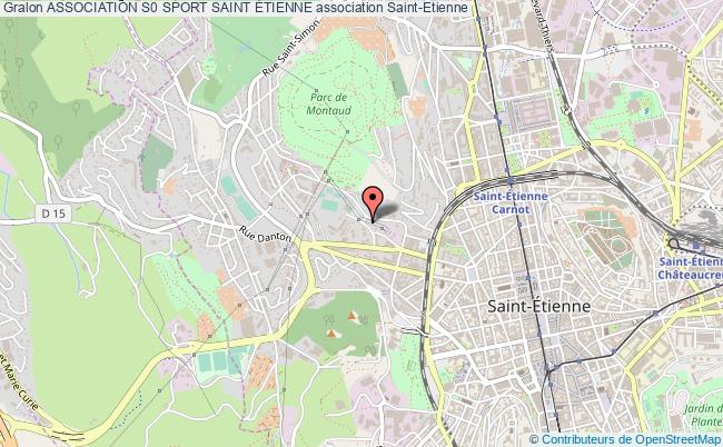 plan association Association S0 Sport Saint Étienne Saint-Étienne