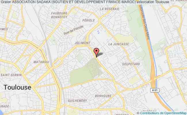plan association Association Sadaka (soutien Et Developpement France-maroc) Toulouse