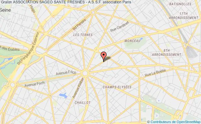 plan association Association Sageo Sante Fresnes - A.s.s.f. Paris