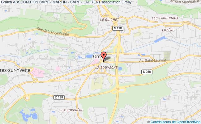 plan association Association Saint- Martin - Saint- Laurent Orsay