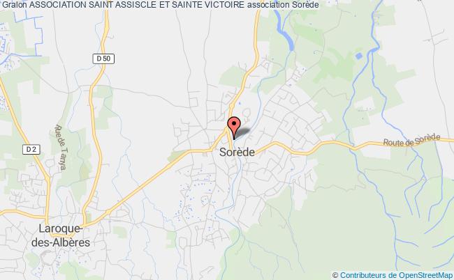 plan association Association Saint Assiscle Et Sainte Victoire Sorède