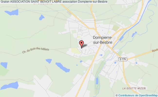 plan association Association Saint Benoit Labre Dompierre-sur-Besbre