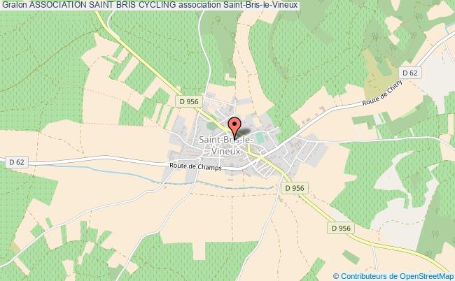 plan association Association Saint Bris Cycling Saint-Bris-le-Vineux