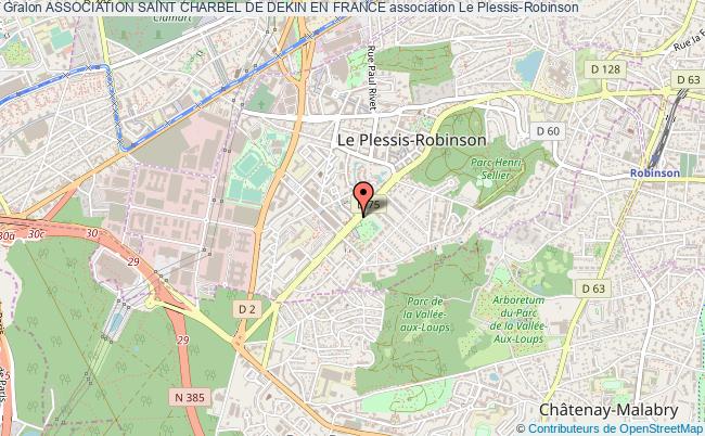 plan association Association Saint Charbel De Dekin En France Le Plessis-Robinson