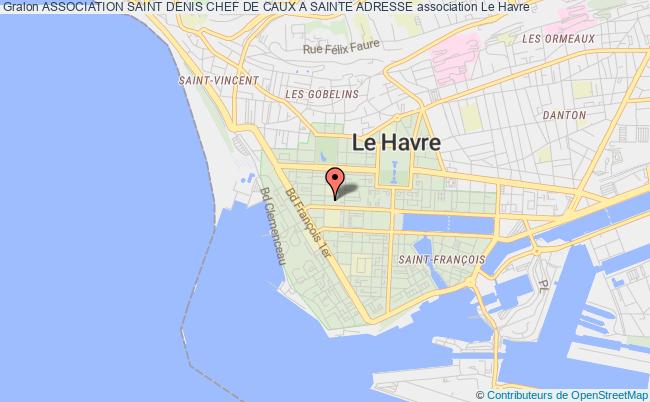 plan association Association Saint Denis Chef De Caux A Sainte Adresse Le Havre