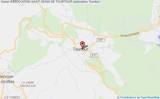 plan association Association Saint Denis De Tourtour Tourtour