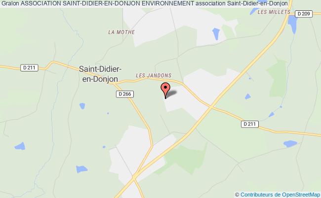 plan association Association Saint-didier-en-donjon Environnement Saint-Didier-en-Donjon