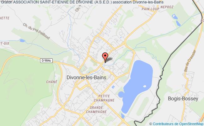 plan association Association Saint-etienne De Divonne (a.s.e.d.) Divonne-les-Bains