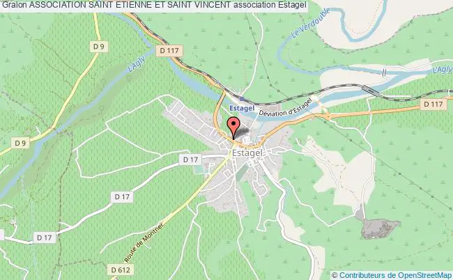 plan association Association Saint Etienne Et Saint Vincent Estagel