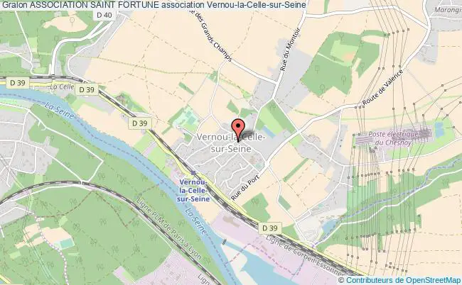 plan association Association Saint Fortune Vernou-la-Celle-sur-Seine