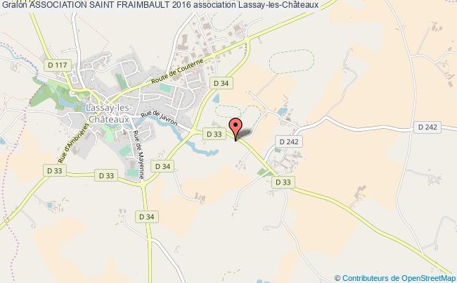 plan association Association Saint Fraimbault 2016 Lassay-les-Châteaux