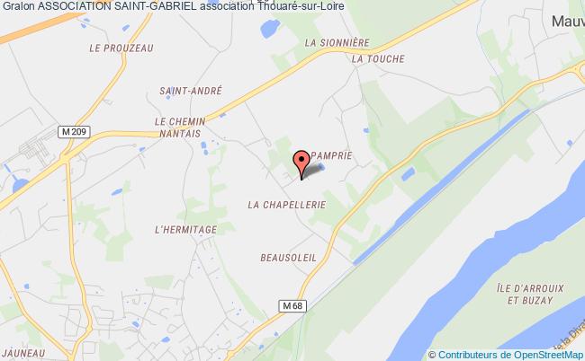 plan association Association Saint-gabriel Thouaré-sur-Loire
