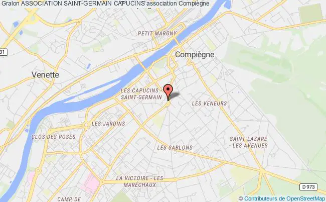 plan association Association Saint-germain Capucins Compiègne