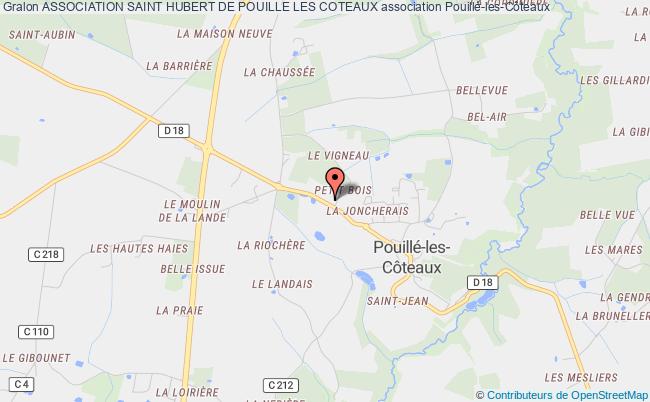plan association Association Saint Hubert De Pouille Les Coteaux Pouillé-les-Côteaux