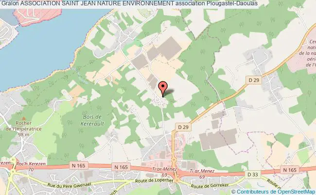 plan association Association Saint Jean Nature Environnement Plougastel-Daoulas