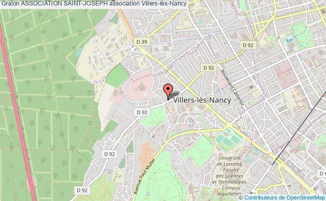 plan association Association Saint-joseph Villers-lès-Nancy