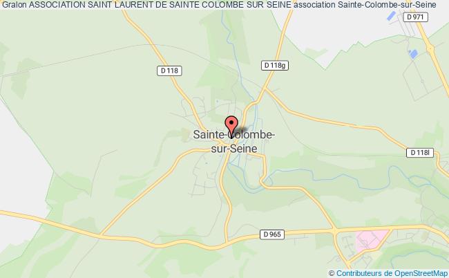 plan association Association Saint Laurent De Sainte Colombe Sur Seine Sainte-Colombe-sur-Seine