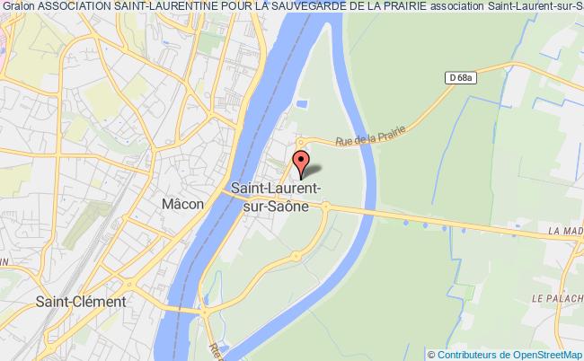 plan association Association Saint-laurentine Pour La Sauvegarde De La Prairie Saint-Laurent-sur-Saône