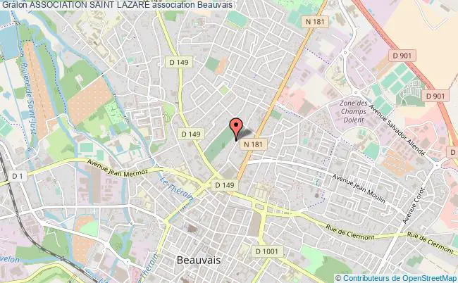 plan association Association Saint Lazare Beauvais