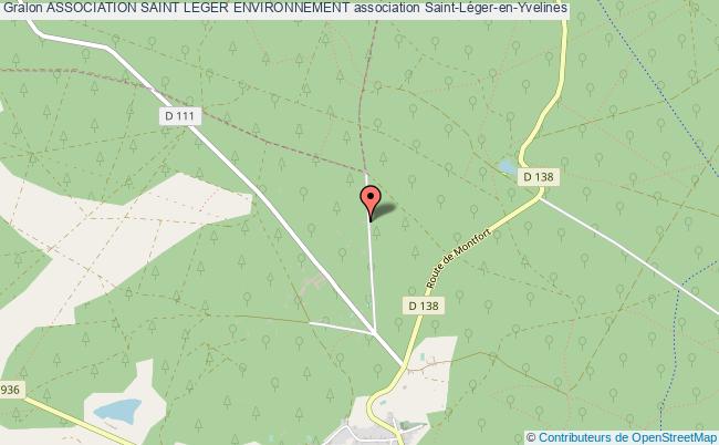 plan association Association Saint Leger Environnement Saint-Léger-en-Yvelines