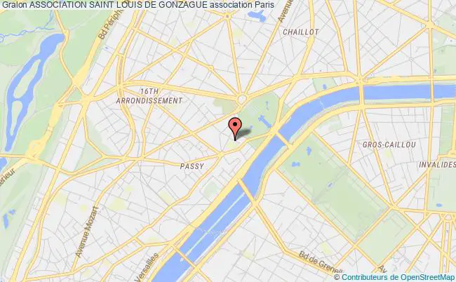 plan association Association Saint Louis De Gonzague Paris